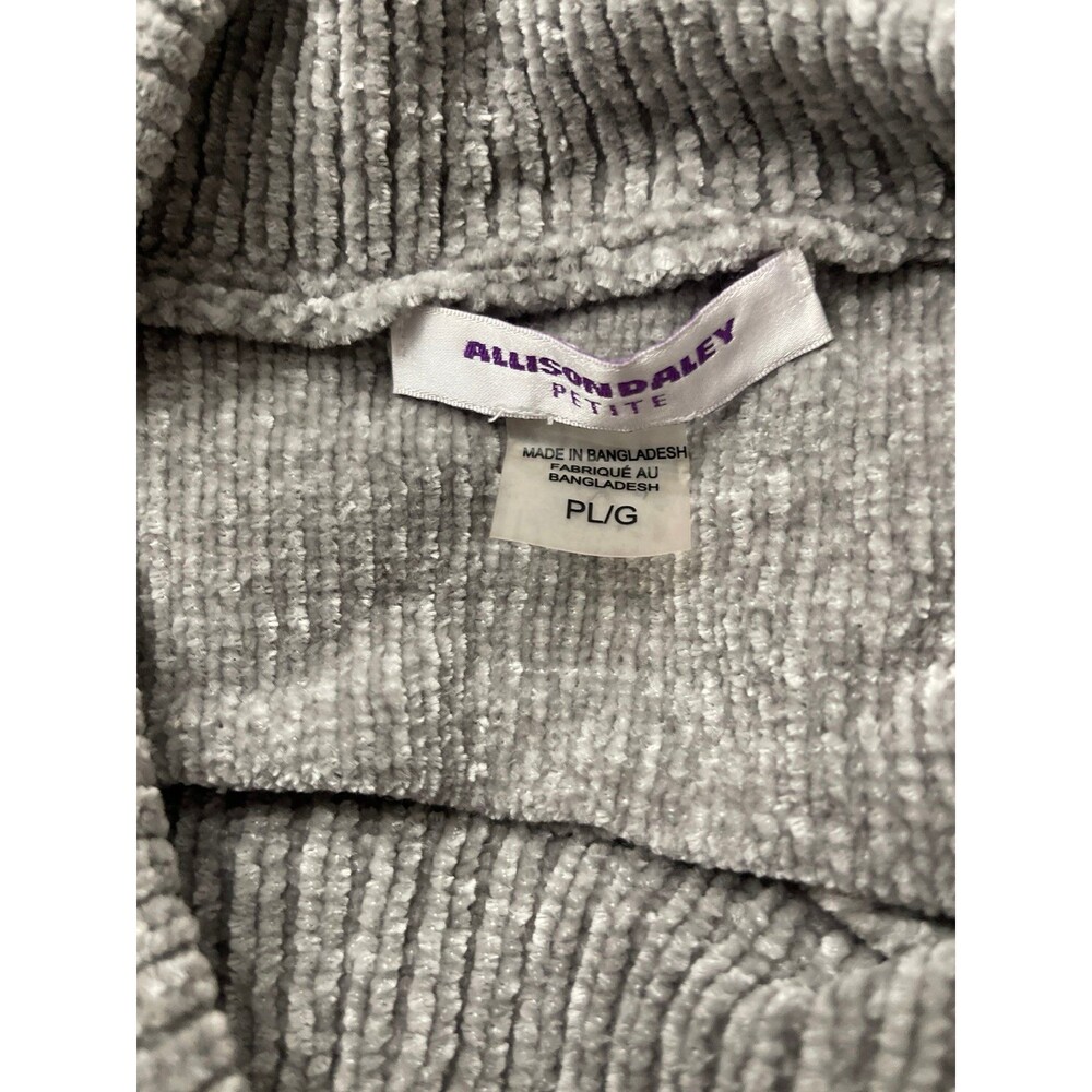 Allison Daley Sweater Size Petite Large Gray - Picture 4 of 7